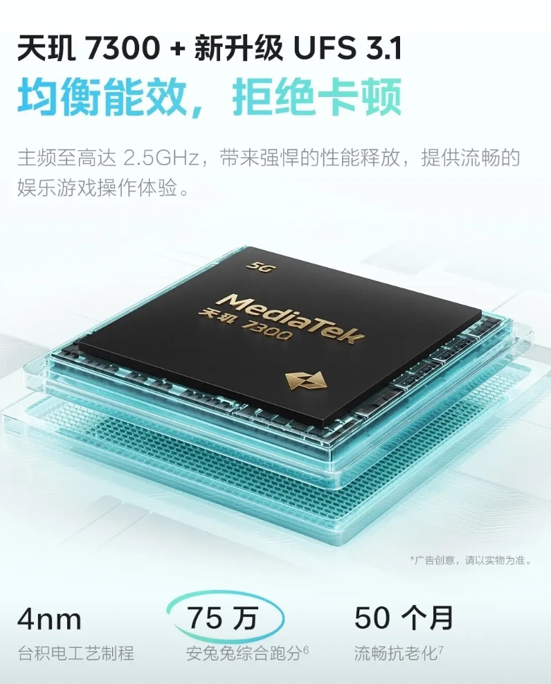 大家怎么看待就是手机上面搭载天玑7300的这种处理器的如果说你想要买一款手机