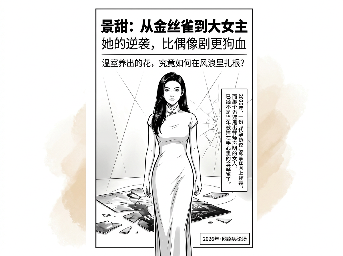 疑似景甜代孕协议曝光后，景甜方立马否认代孕协议，没人敢提她当年怎么收拾敲诈犯。
