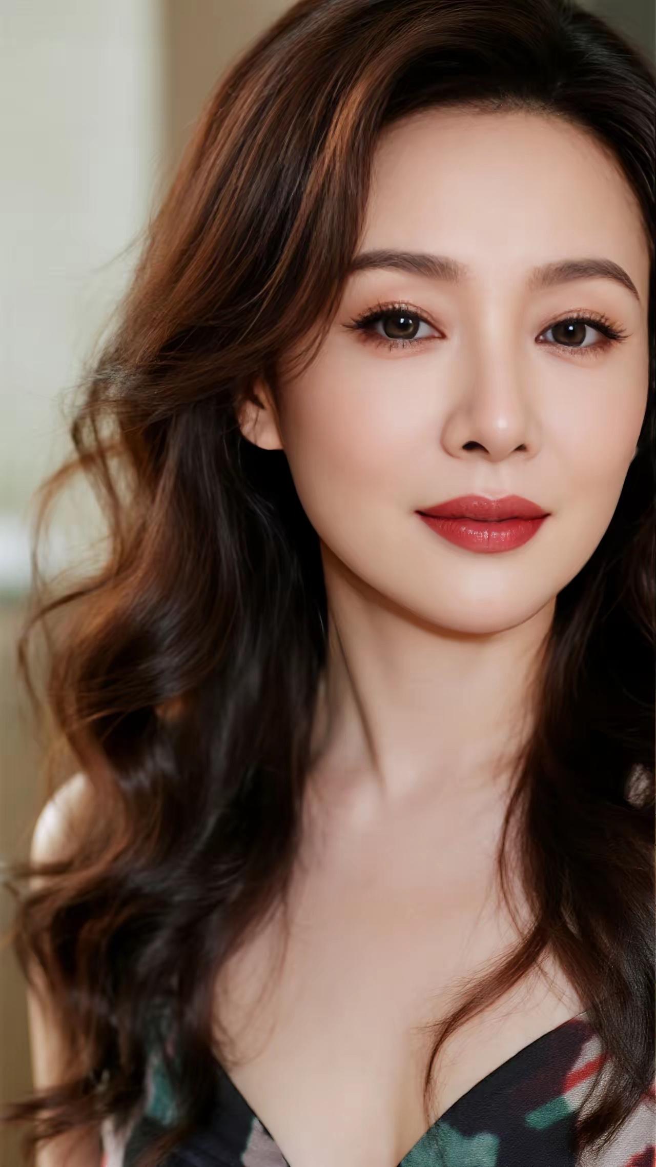 优雅白领的精致日常，镜前妆容的完美呈现。