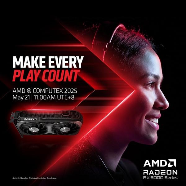 【AMDRX9060XT确认5月21日发布】据AMD官方消息，RX906