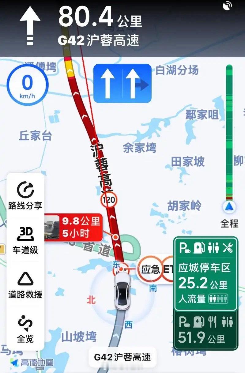 一张照片证明你堵在路上了堵车的时候你希望自己开的是油车还是电车？​​​