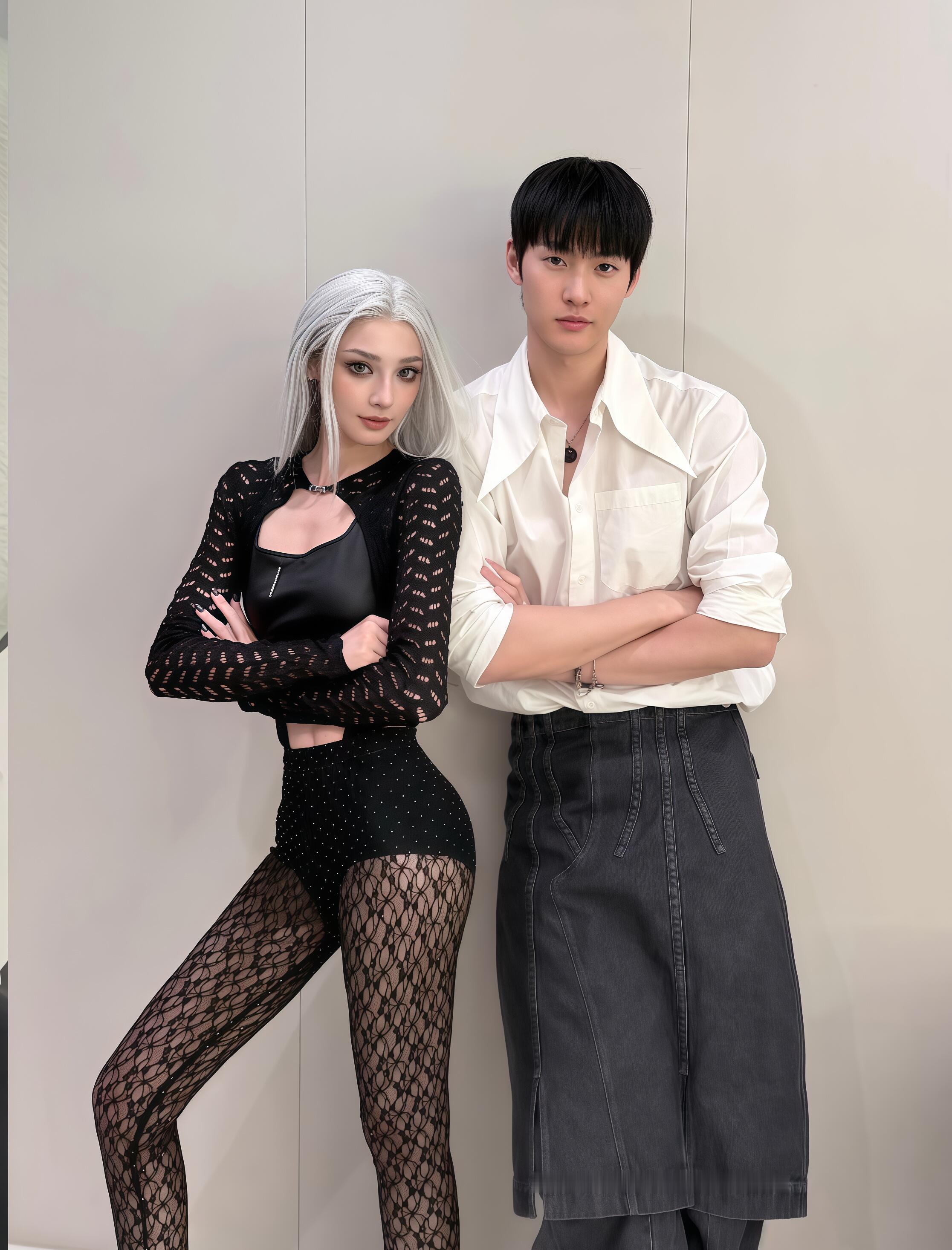 我以为是Ai没想到是真的彭小苒好赛博朋克像末日游戏女主角彭小苒