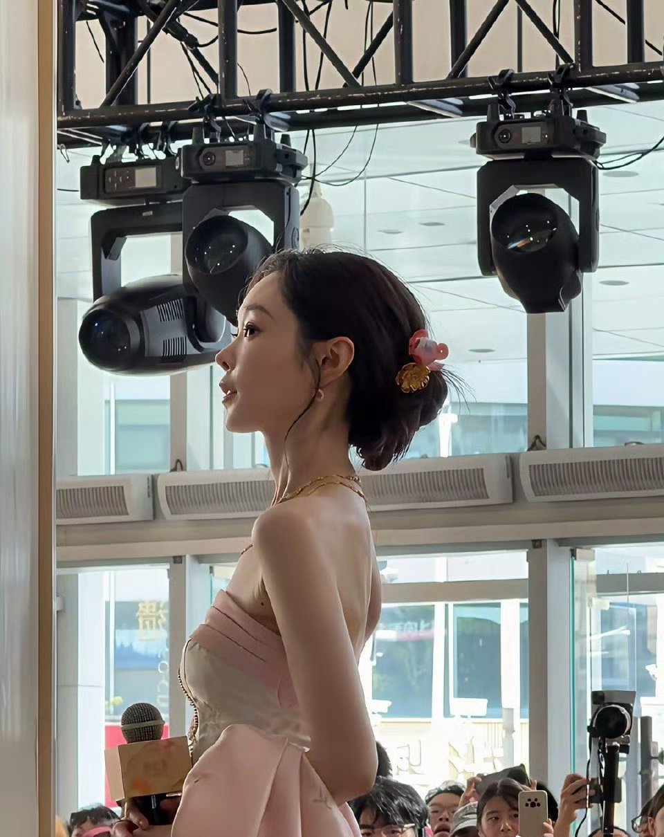 宋轶这是有多瘦啊，侧面看着薄薄的一片，好怕一阵风给吹跑了