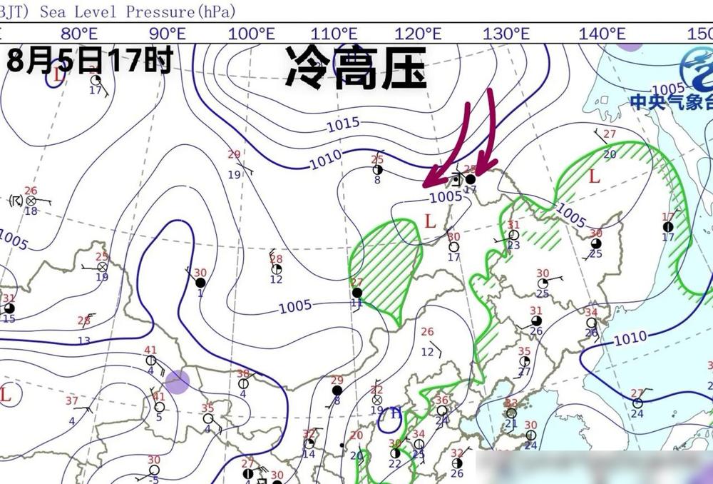 较强冷空气马上就要进入东北地区了。说真的我去年8月上旬就在东北踩过大坑，当时