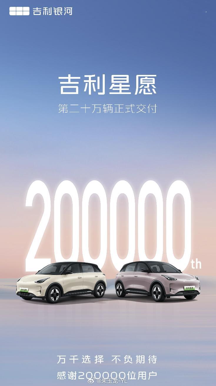 这就20万了，星愿这个势头确实是契合了中国市场现阶段年轻人的需求​​​