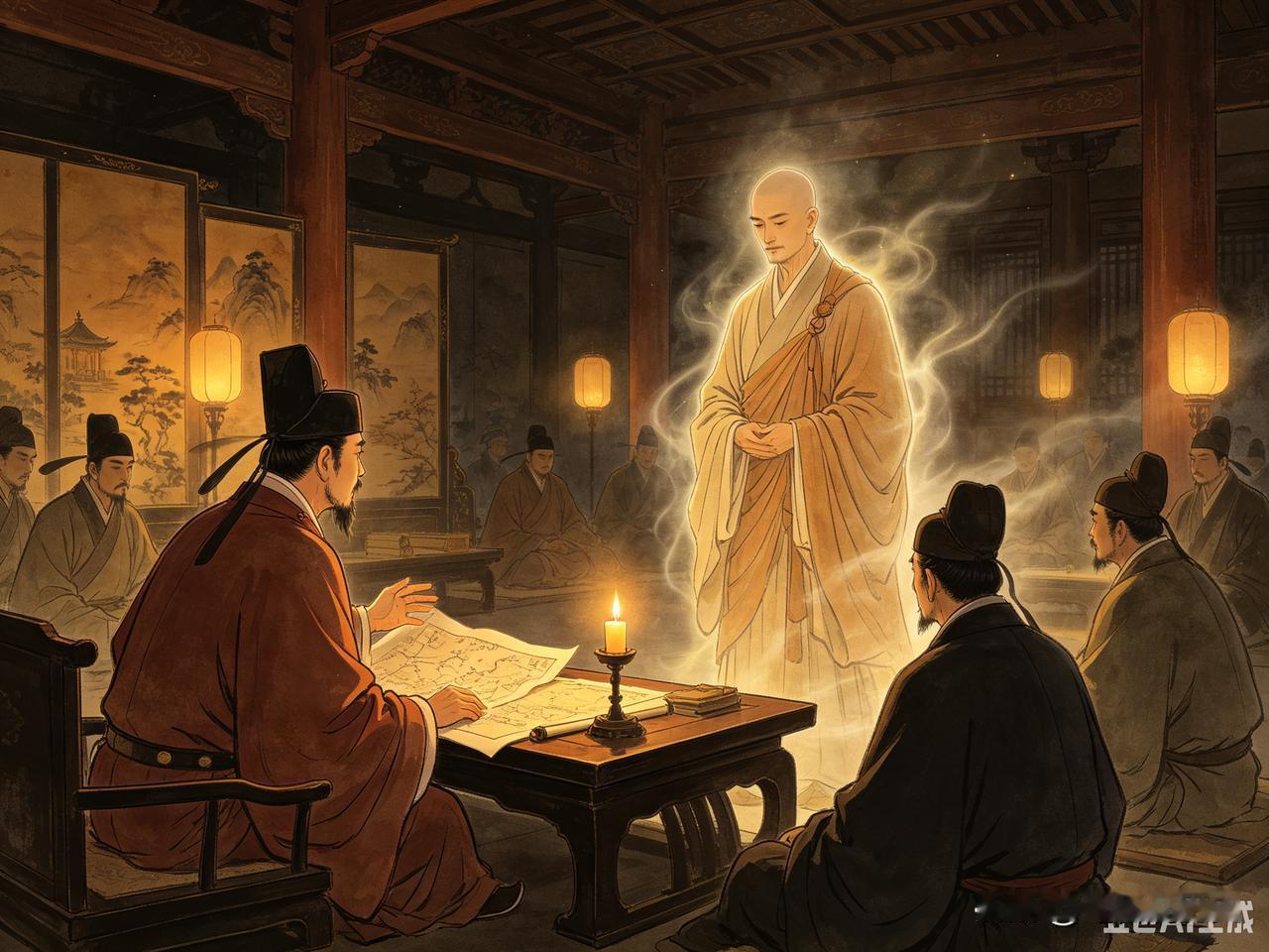 唐景龙二年，长安城里来了一个西域和尚。他住在荐福寺，独自一间禅房，从不让人进去。