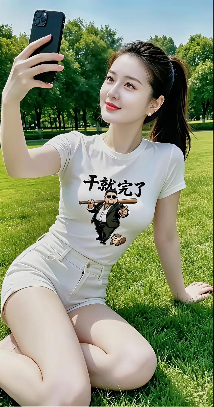 夏日穿搭指南：清新T恤+短裤，轻松自拍，元气满满！