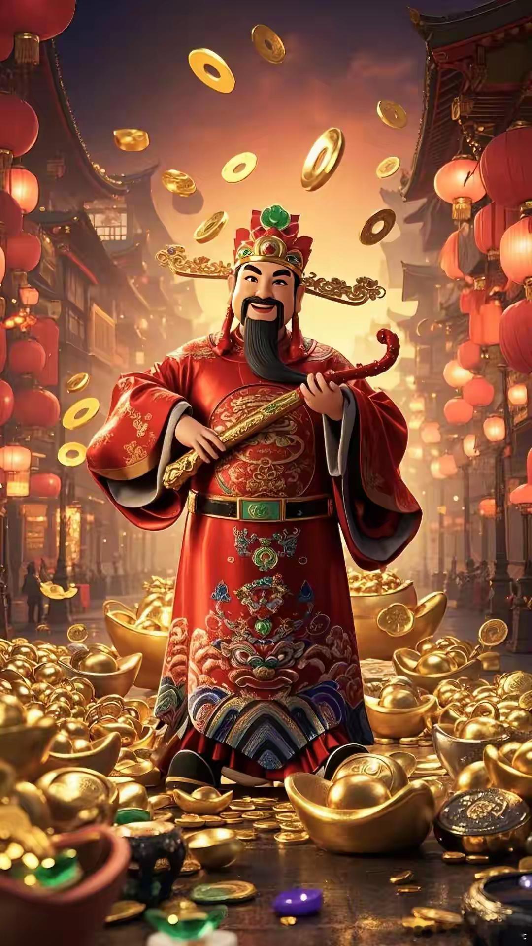 老铁们周五我们再迎财神，财神爷爷到我家们，我好吃好喝给供养着，大家一起来接财神