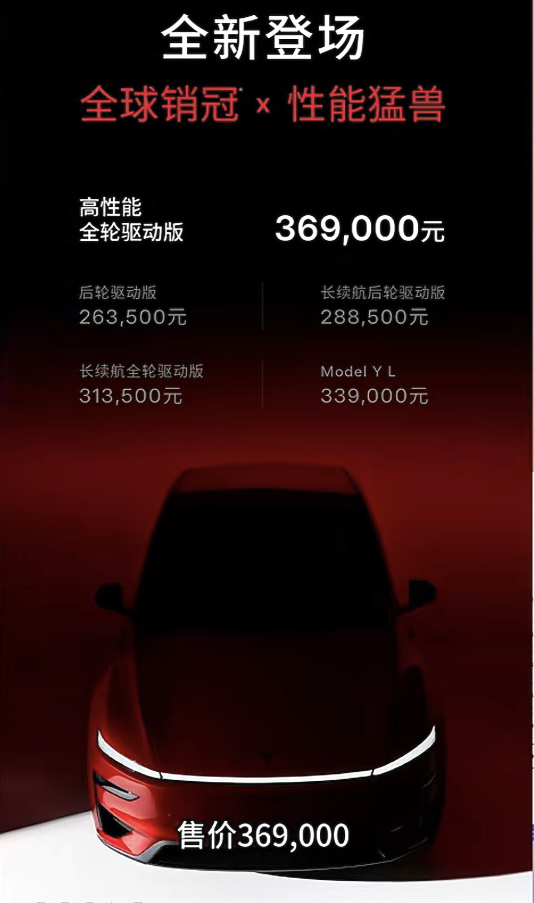 特斯拉今早扔炸弹！36.9万ModelY高性能版，智商税还是真功夫？2026年9月11日早上，特斯拉
