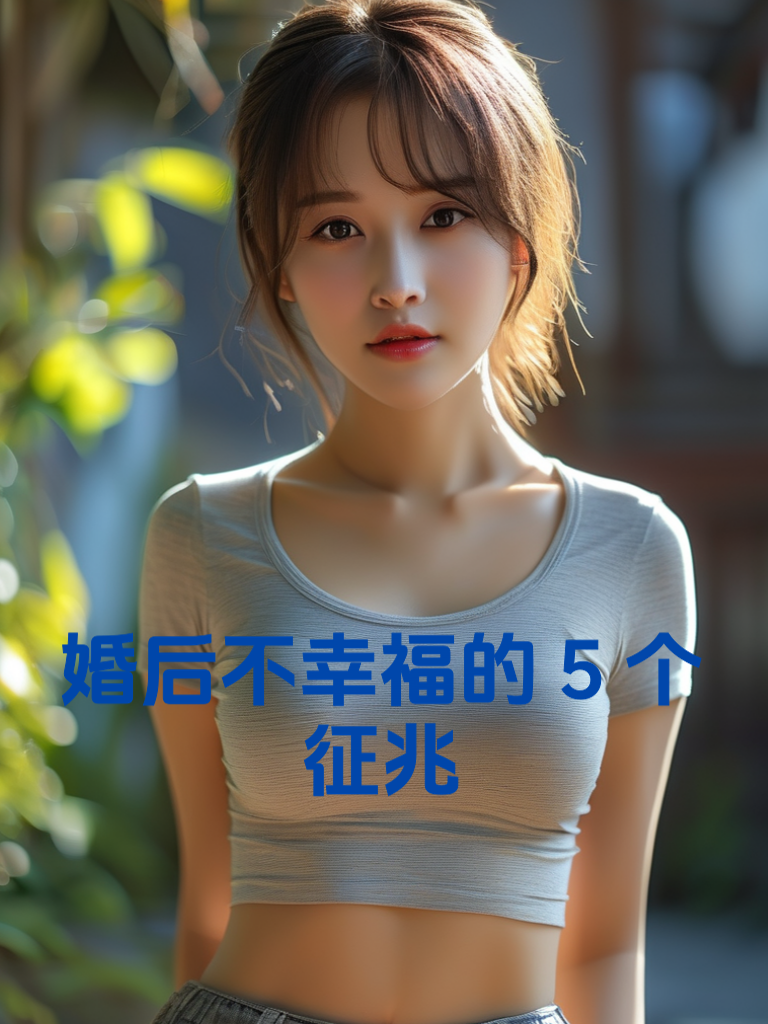 婚后不幸福的5个征兆