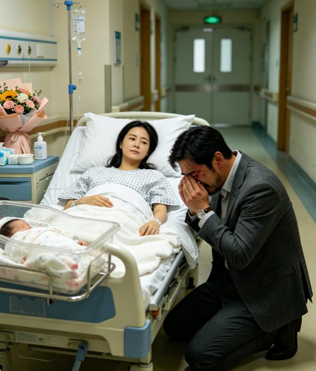 怀孕9个月，丈夫年薪875万一毛不给我，生完孩子那天他说：月子结束后，你