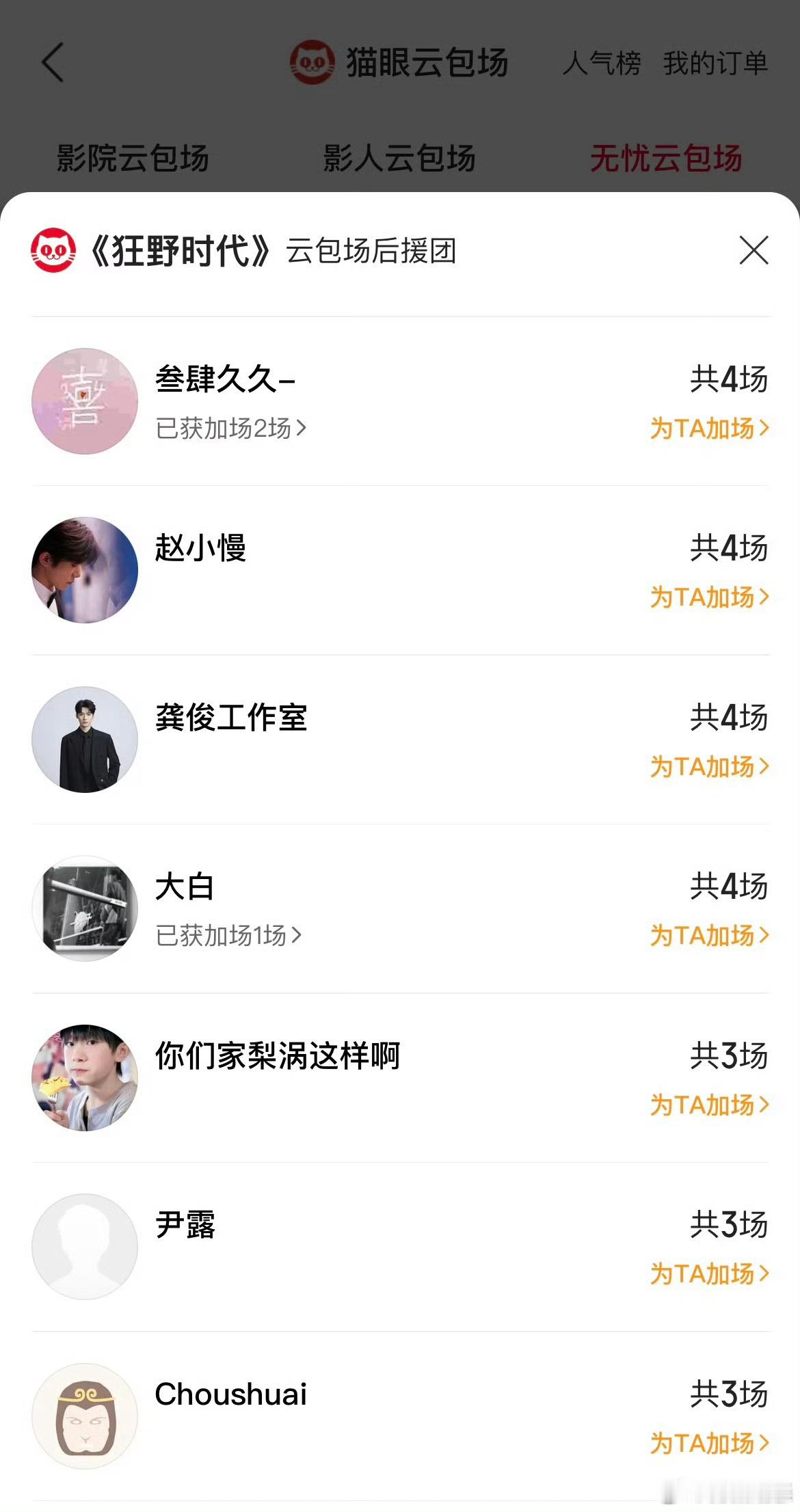 龚俊包场支持《狂野时代》了！该片由领衔主演，正在预售中，11月22日，影院