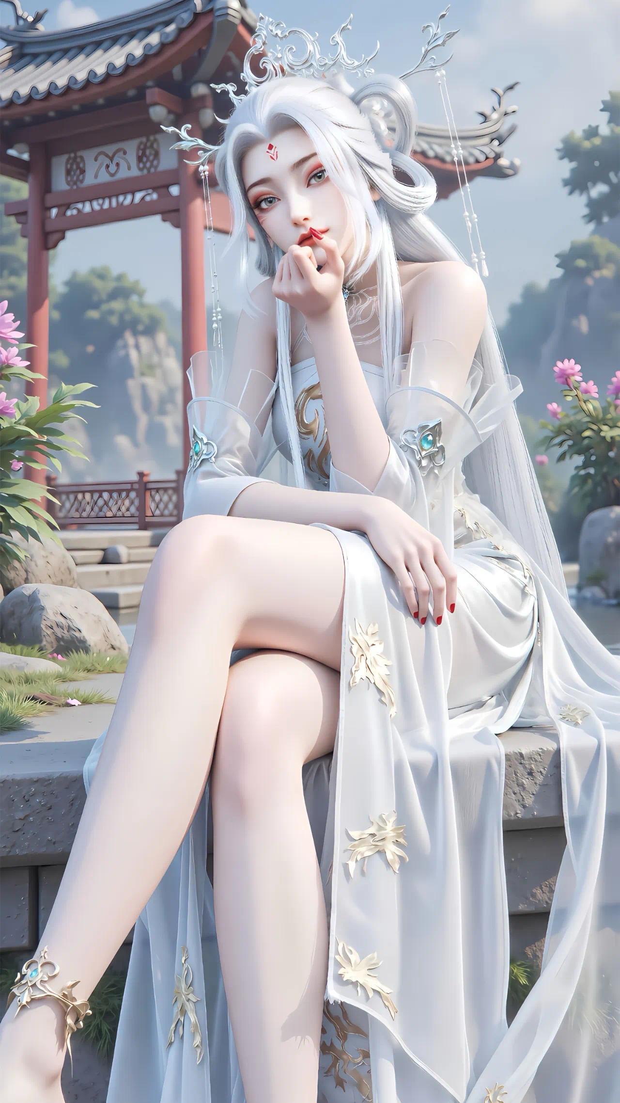 诛仙小白【精美壁纸】妩媚动人，九尾妖狐！​​​