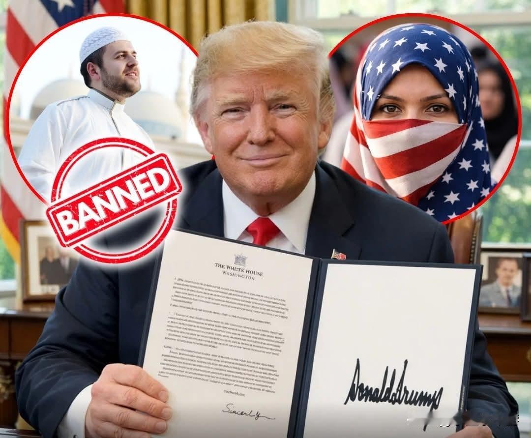美国总统唐纳德·特朗普再度提出全面禁止穆斯林进入美国的主张，重新拾起其早期竞选活