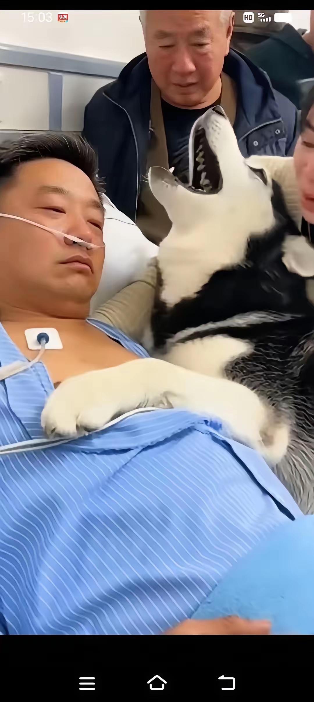 泪涌，丈夫患肺癌晚期快不行了，断断续续给妻子最后提出个要求，想最后一次见见家里的