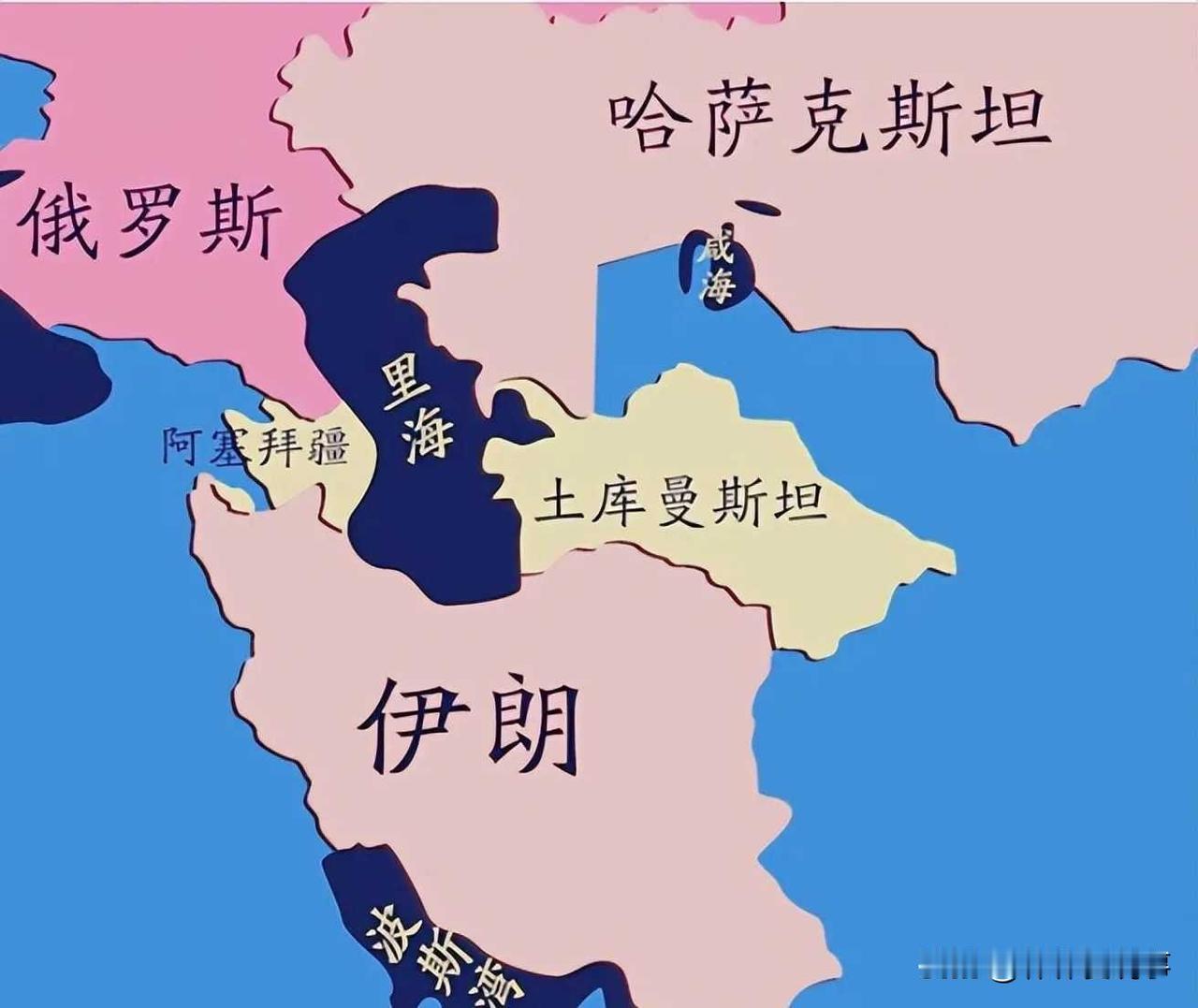 里海秘密通道曝光，伊朗战力快速回血一份西方情报爆出，大批俄罗斯货轮频繁往返