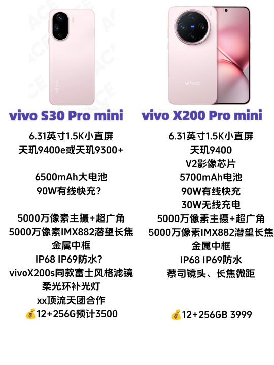 vivo S30小屏比X200mini香多了？