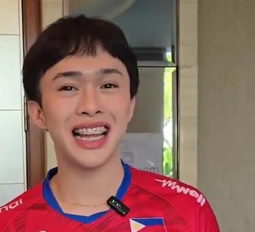 菲律宾男排的二号：阿达贾尔。即将开始的男排世锦赛，作为东道主的菲律宾男排也是拍摄