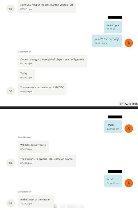 新公布的爱泼斯坦文件显示，特朗普的前顾问史蒂夫·班农和杰弗里·爱泼斯坦曾探讨过如