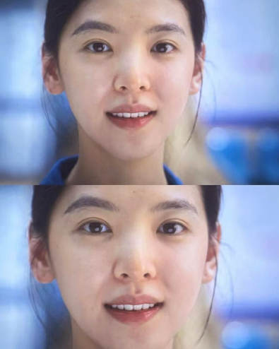 我天，章若楠素颜上大屏啊！！不是一般的敢