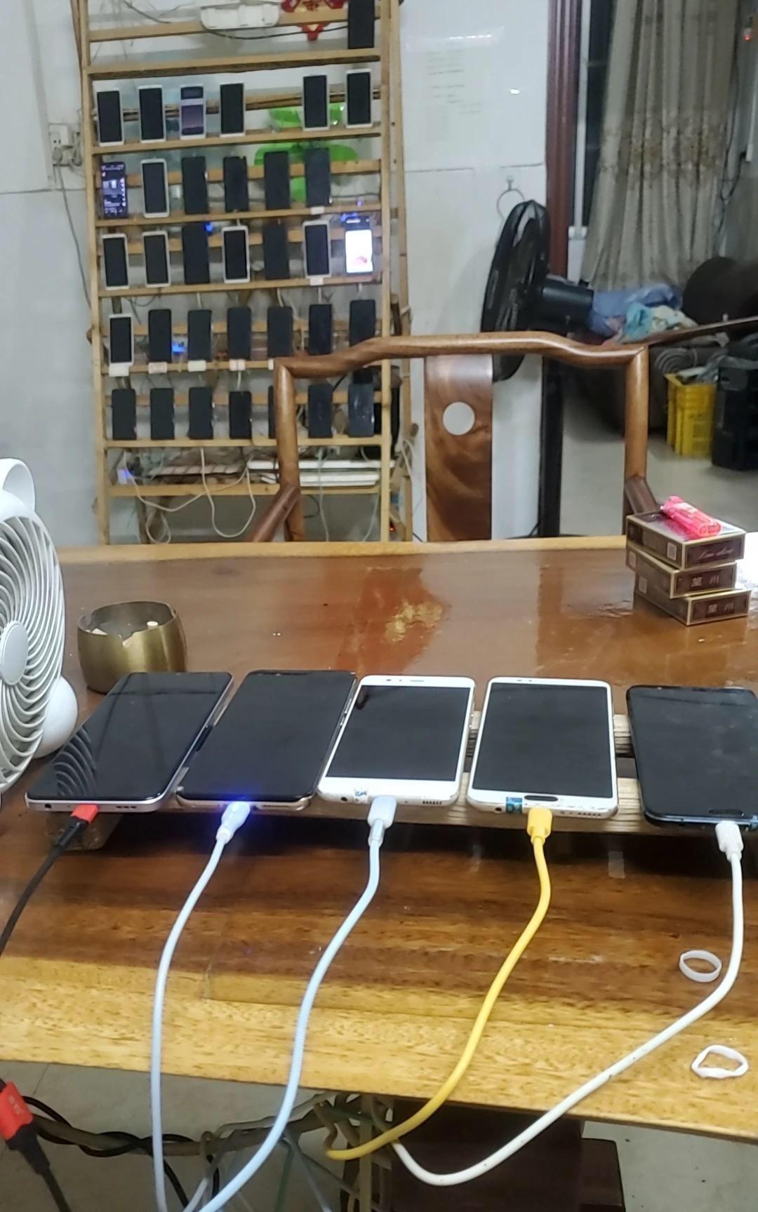 一姑娘花20块焊了个铁架子，五十台手机排排坐，每天自动刷任务领红包，她说月入几千