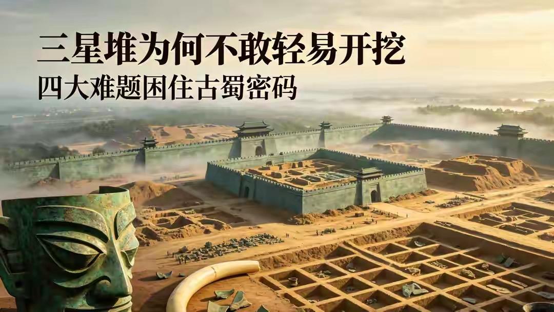 三星堆并非“不敢挖”，而是四大现实难题困住了古蜀密码的解锁节奏。遗址整体发掘占比