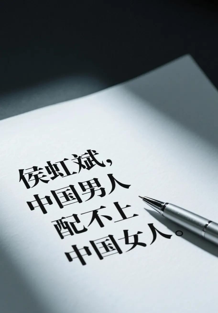 侯虹斌说中国男人配不上中国女人，其实从觉醒的角度来说，中国女人的内在成长速度超越