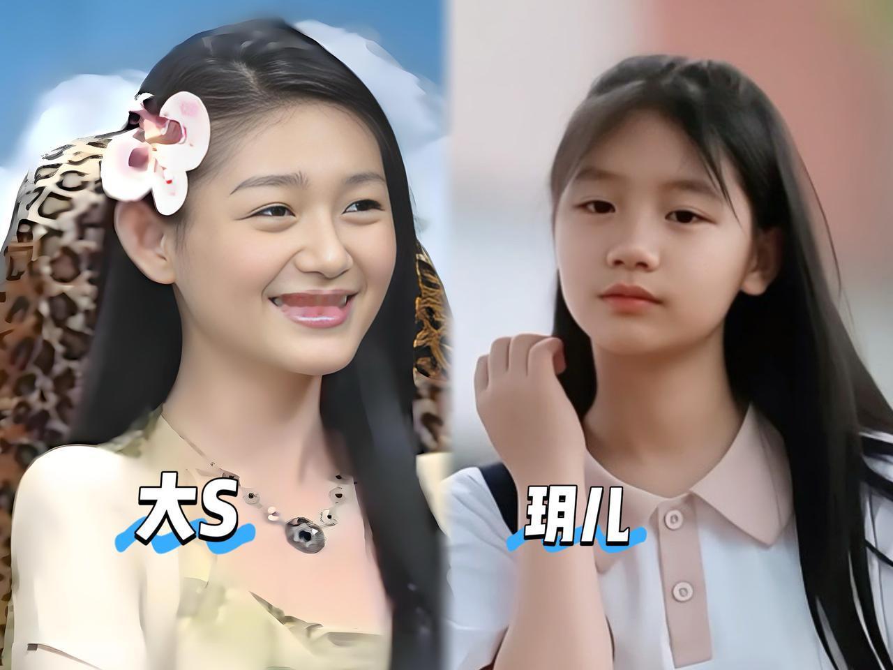 汪小菲儿女正脸照曝光，姐弟俩颜值成了话题，11岁的玥儿留着黑长直，侧脸和大S演杉