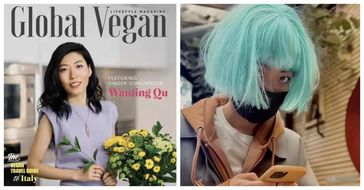 ✨曲婉婷变成了绿头蝇✨🐼她妈在中国贪污3.5亿，被判了无期。曲婉婷带着赃