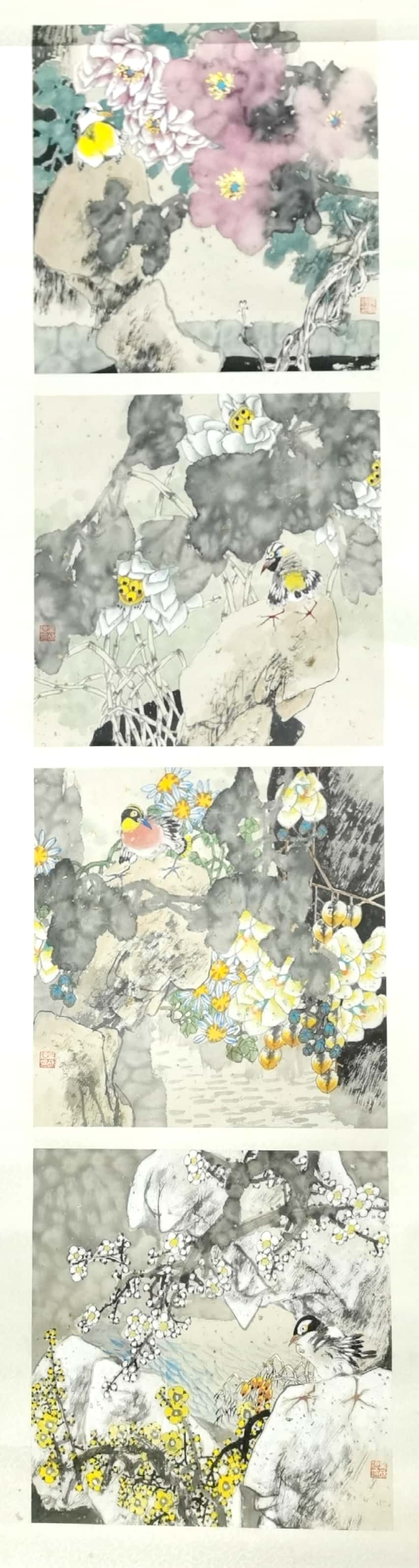 【墨韵生香：雅致生活】水墨的晕染与工笔的细腻完美结合，构建了一个清雅脱俗的艺术世