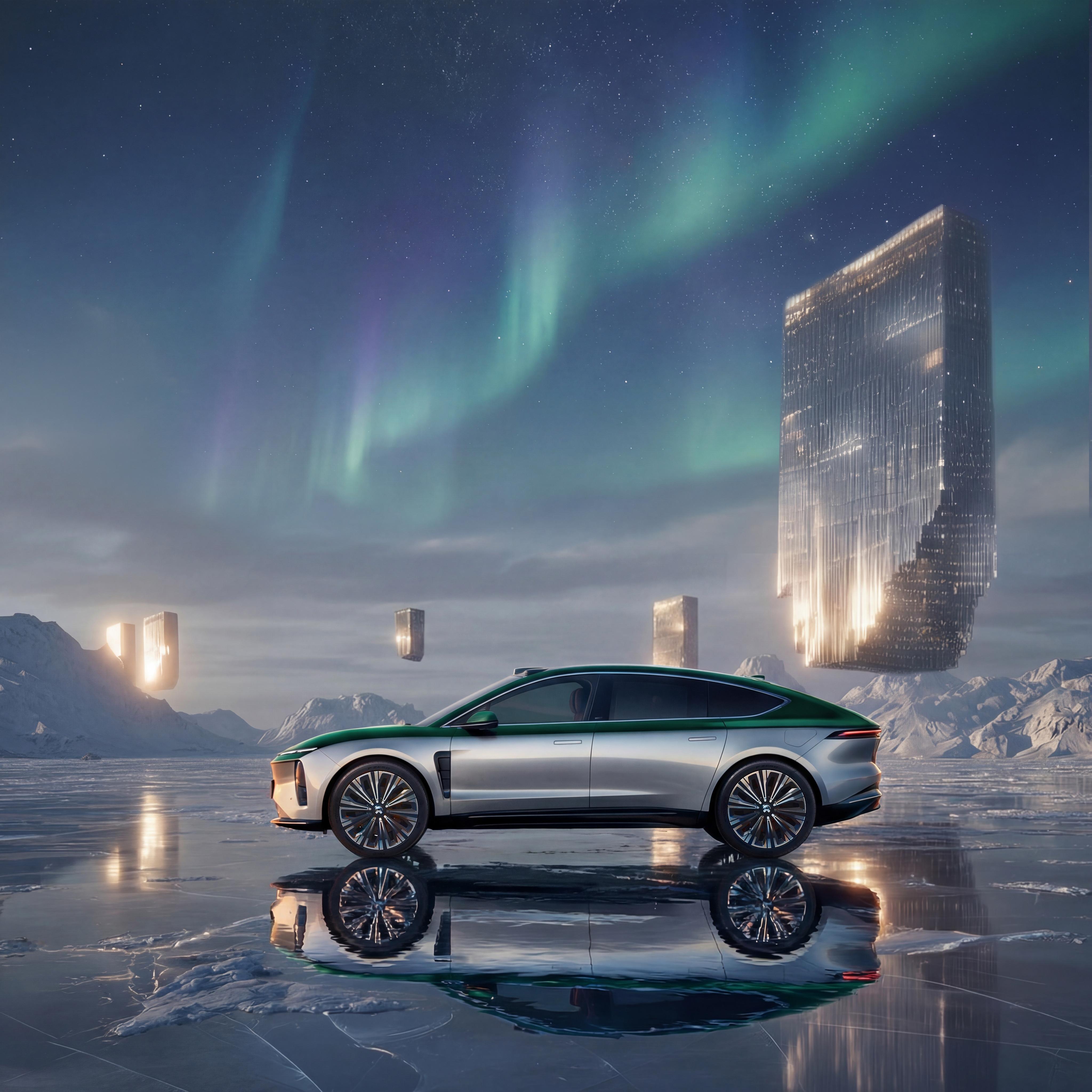 和大家讲个小故事：蔚来ET9刚发布那会，我去看车看到的是纯色版本，一个蓝色，一个