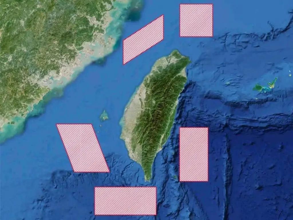 台海军军官学校前校长谭传毅今日发文写道：“根据解放军演习图解，把本岛围死了，但却