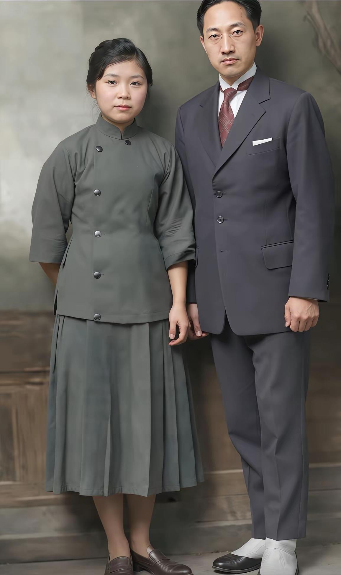 这张是徐志摩和张幼仪1921年在伦敦拍的夫妻合照[赞]