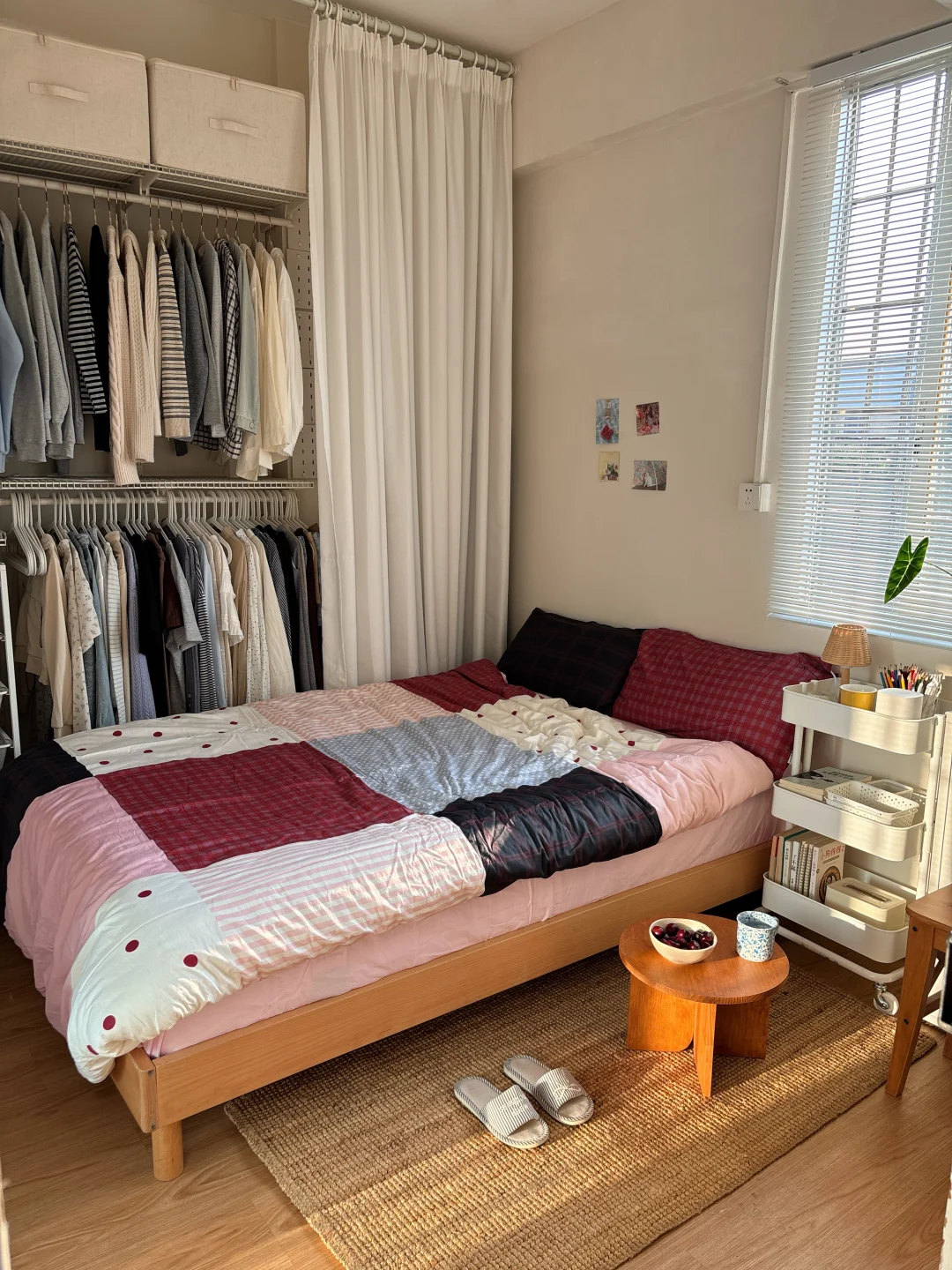 8㎡小卧室既是卧室也是衣帽间🧺