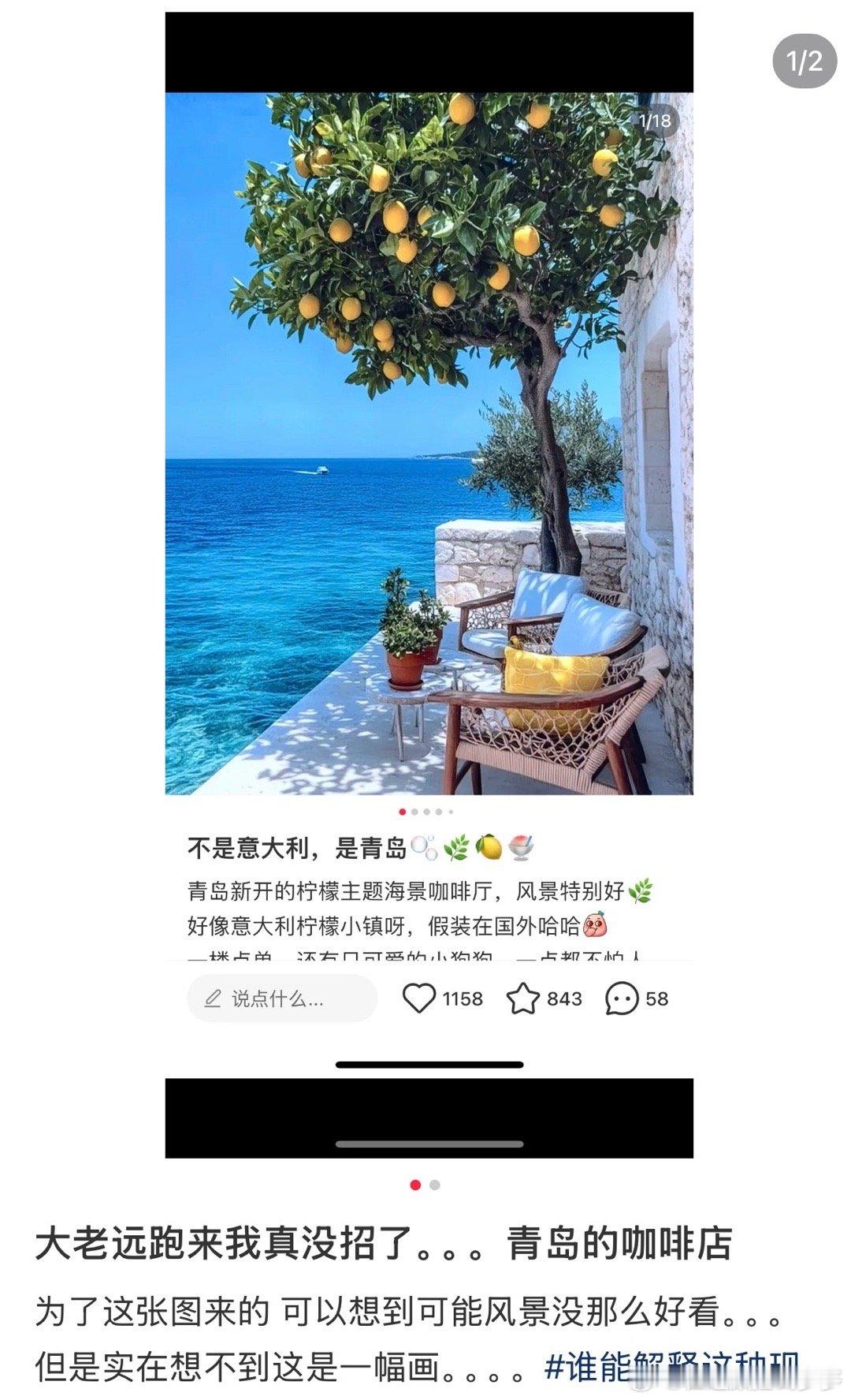 大老远来青岛看一幅画[微笑]真没功夫和你们闹了…​​​
