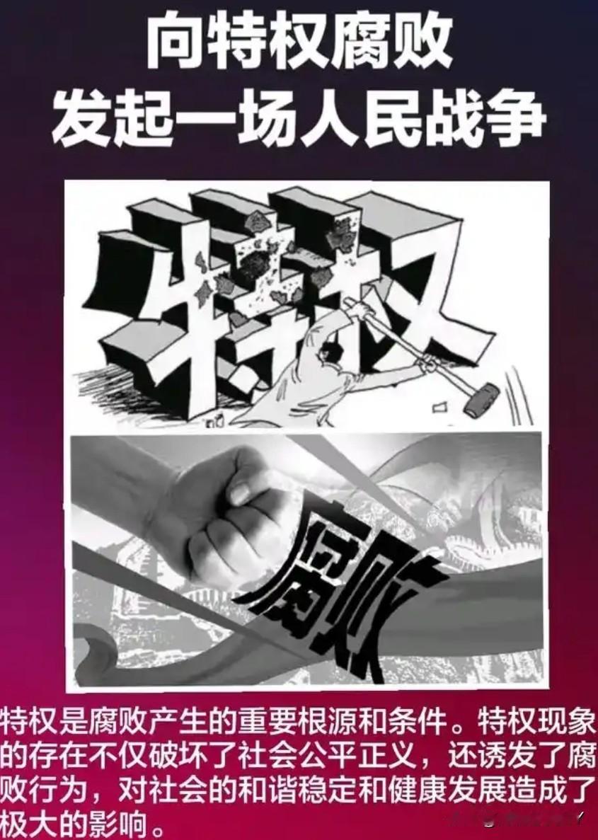 中纪委讲哪里有特权哪里就有腐败！特权是滋生腐败的温床！人民群众是制约特权的神剑！