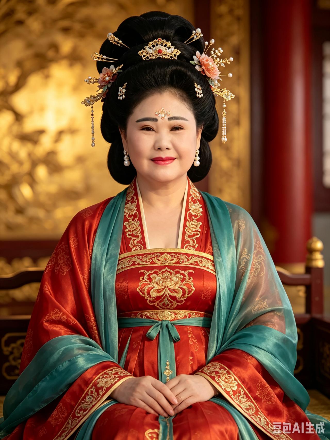 网友夸洪森太太文拉妮女亲王美艳绝伦，像唐朝美人，像洛阳出土的仕女像，有杨贵妃之风