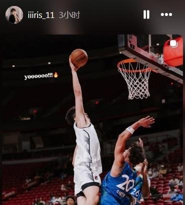 按图示这个高度，隔扣可以是杨瀚森的惯常打法，当然力量要再好点，硬度再强点，得分和