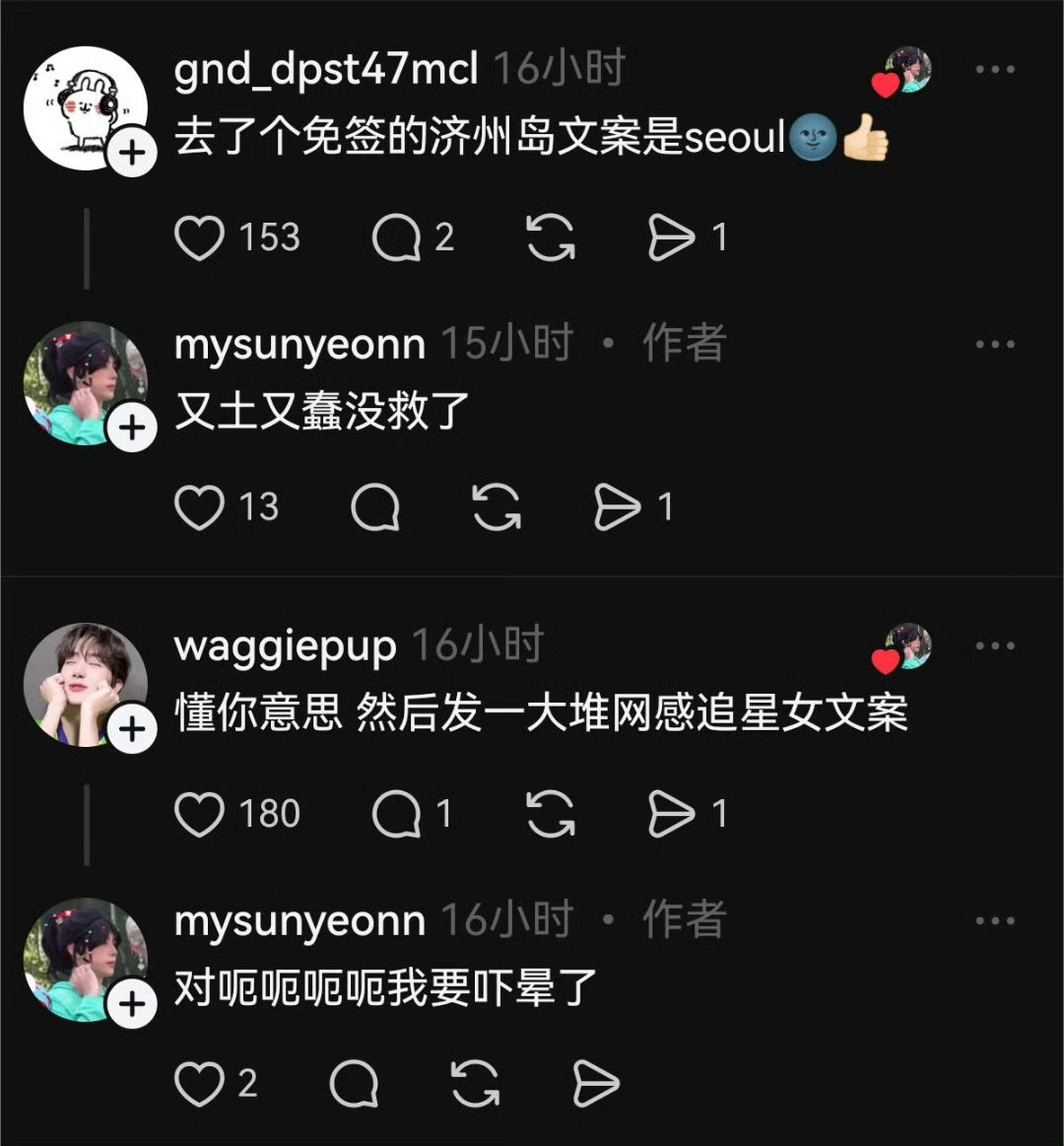 不追星的女生去韩国旅游被台湾省网友正义审判了。。