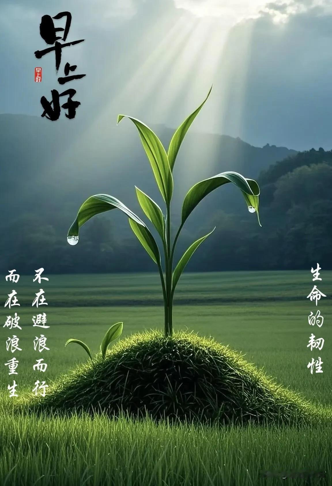 早安呀，愿今天的所有幸运，都偏爱于你