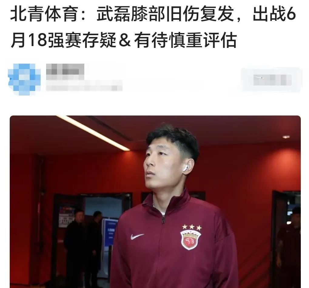 看消息说武磊旧伤复发，很可能无法参加6月份的两场世预赛了，其实即便武磊身体没问题