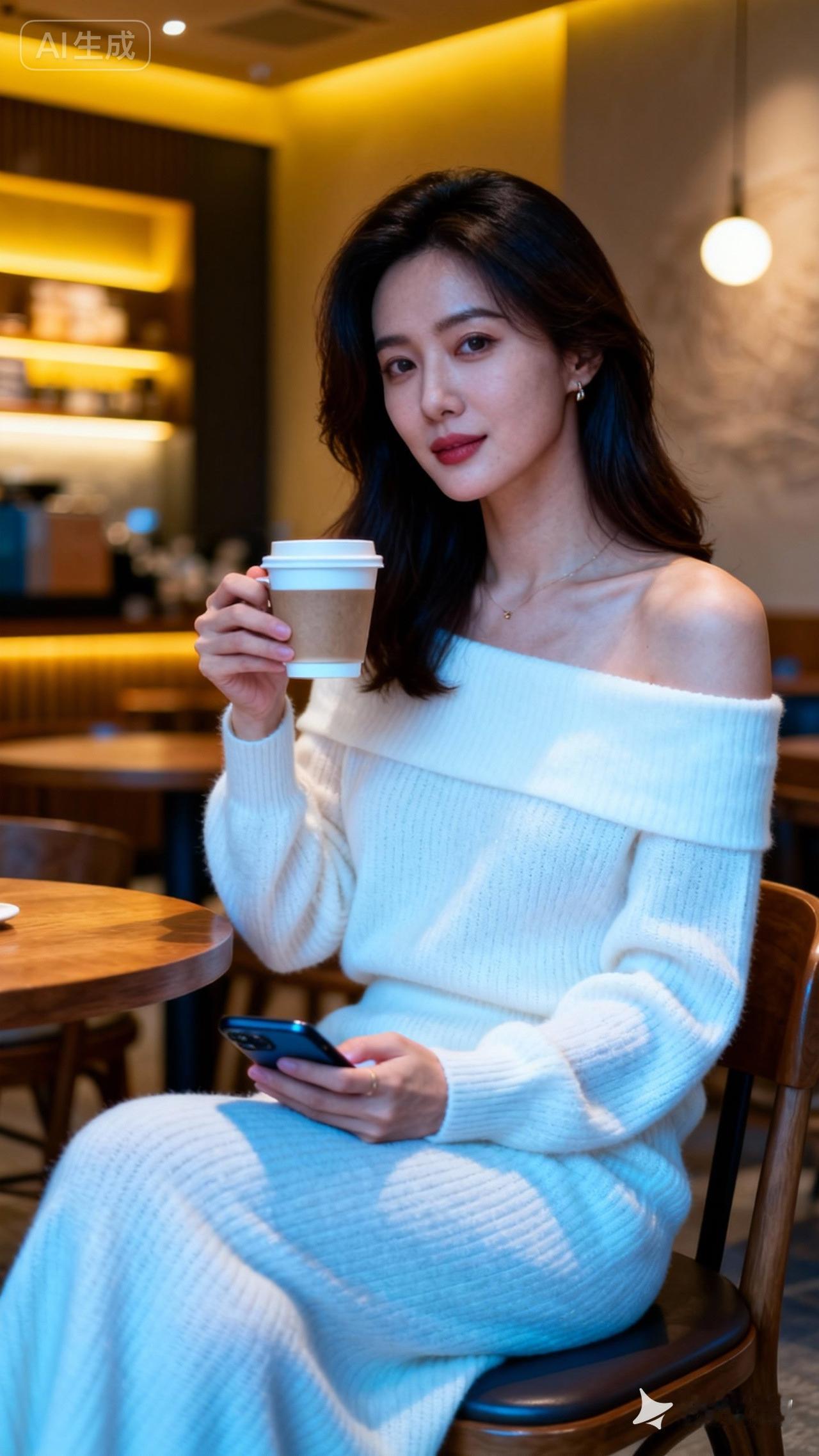 轻啜咖啡香，静享时光美。