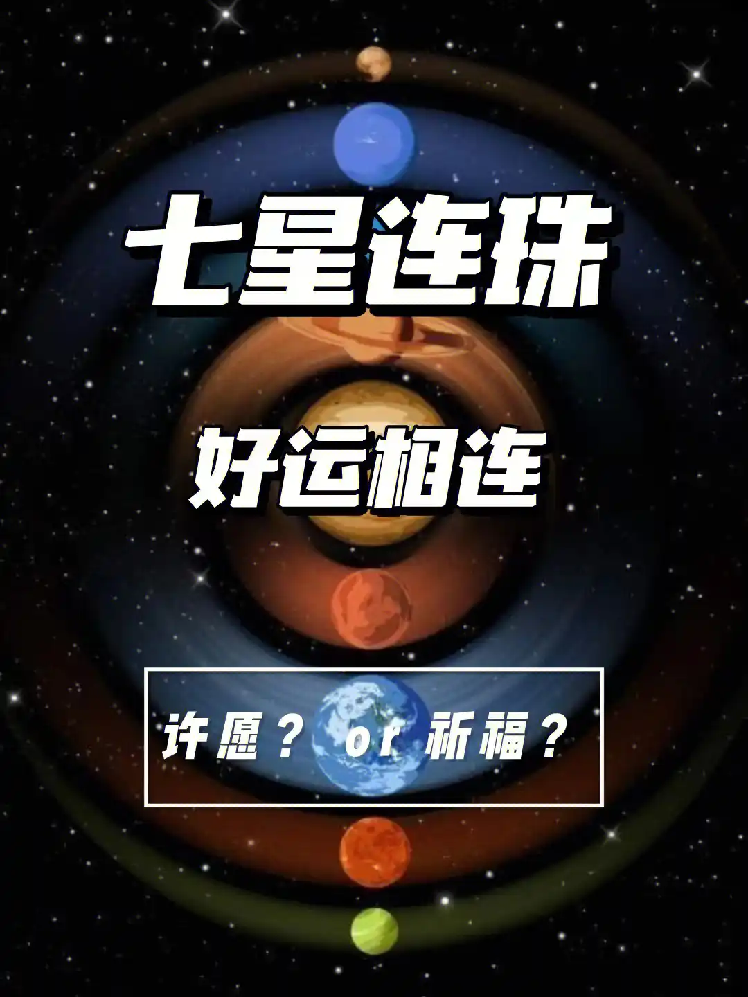 七星连珠: 天文奇景下的美好期许与神话回响