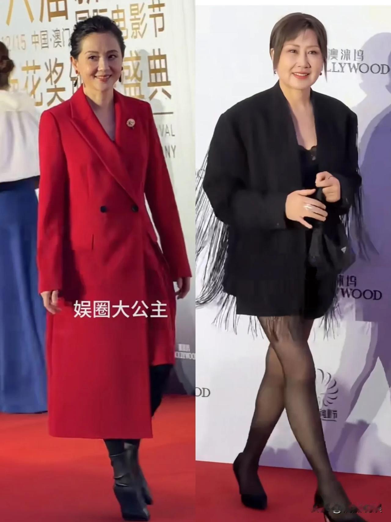 我总感觉，在什么样的年龄穿什么样的衣服，是件聪明的事情。看张凯丽老师和陶慧敏老