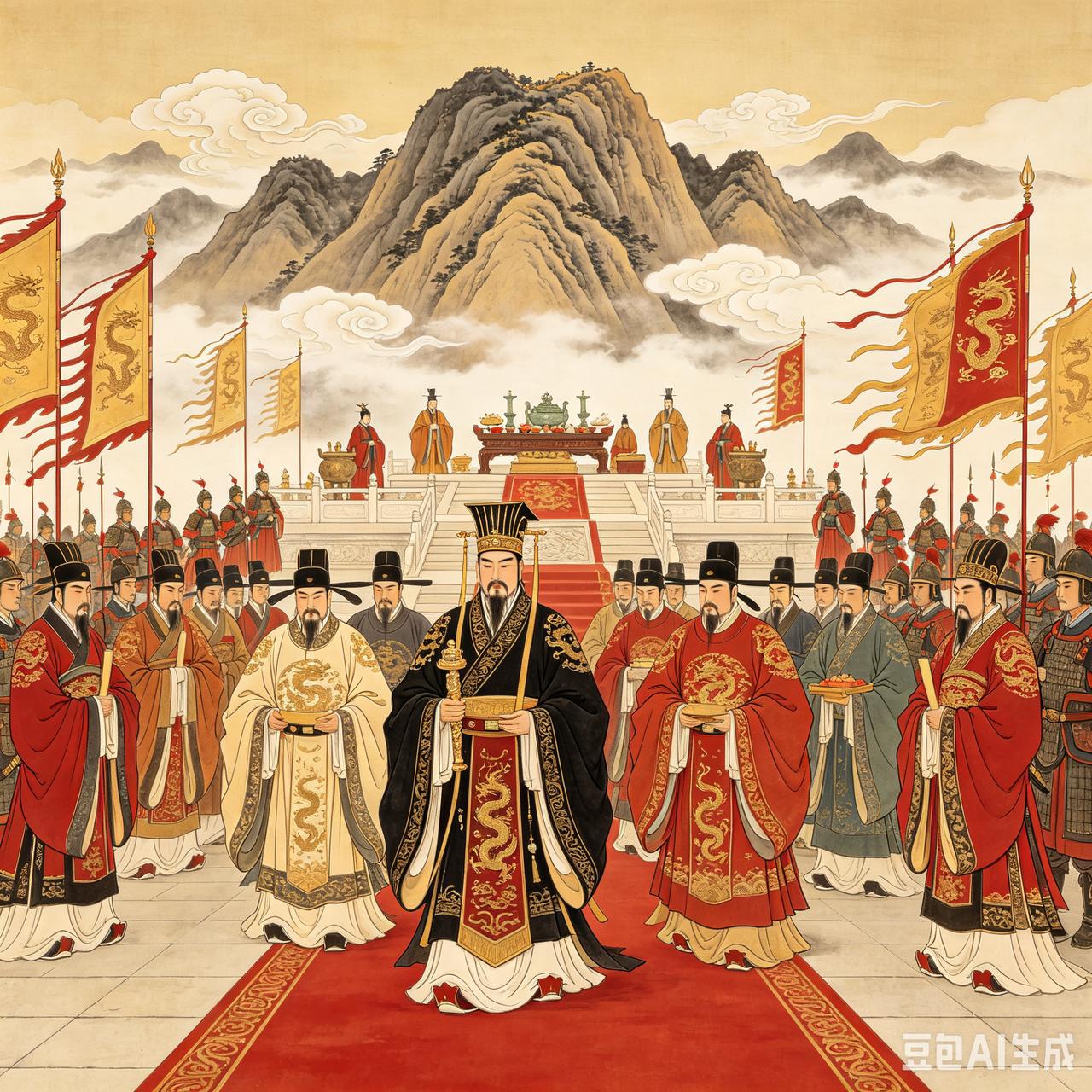 封禅终结者:宋真宗赵恒。泰山:来者何人？赵恒: