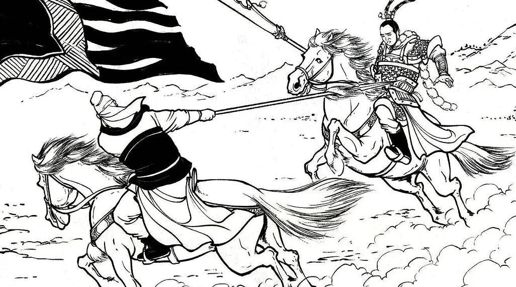 开封城外，元朝四宝大将脱金龙正与明军无敌将常茂已大战一百五十回合，不分胜负。朱元