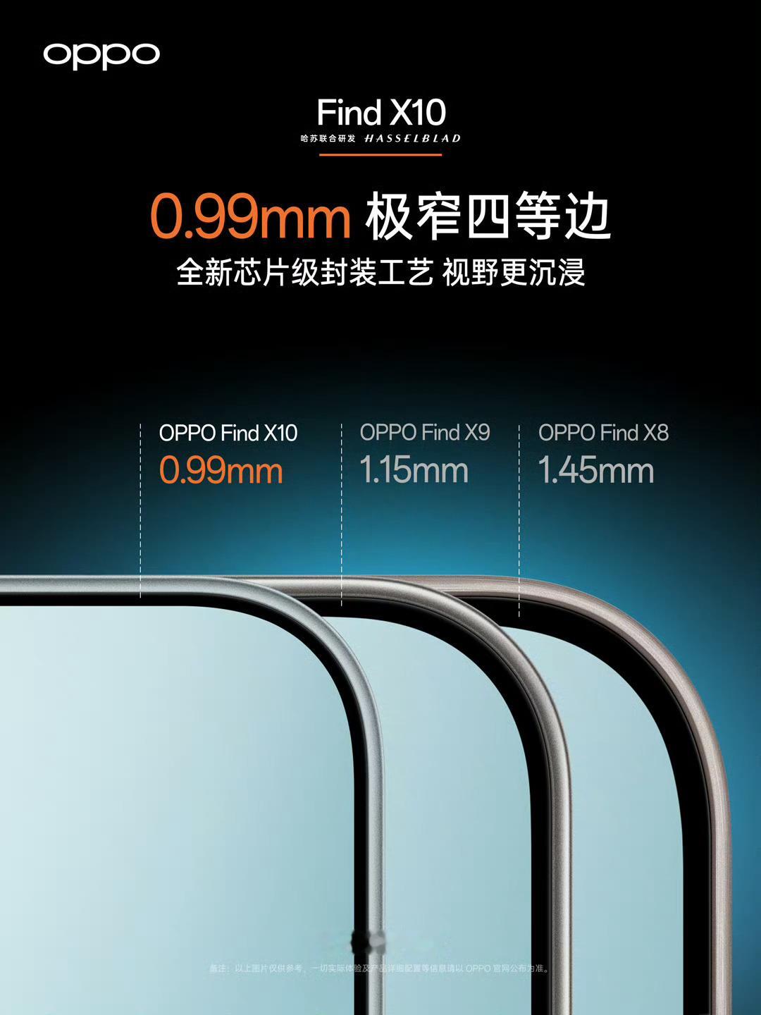 OPPOFindX10系列今日发布OPPOFindX10这次直接把边框干到0