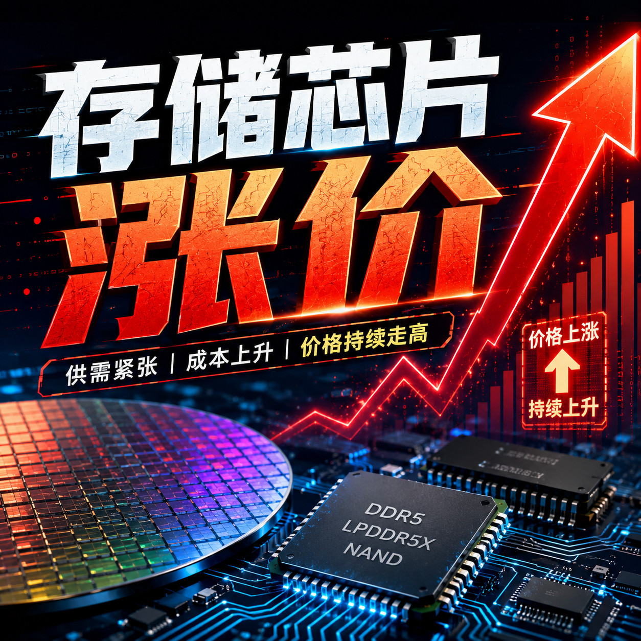 存储芯片涨价存储一涨，手机、电脑、SSD估计都得跟着动。问题来了：你们买手机，