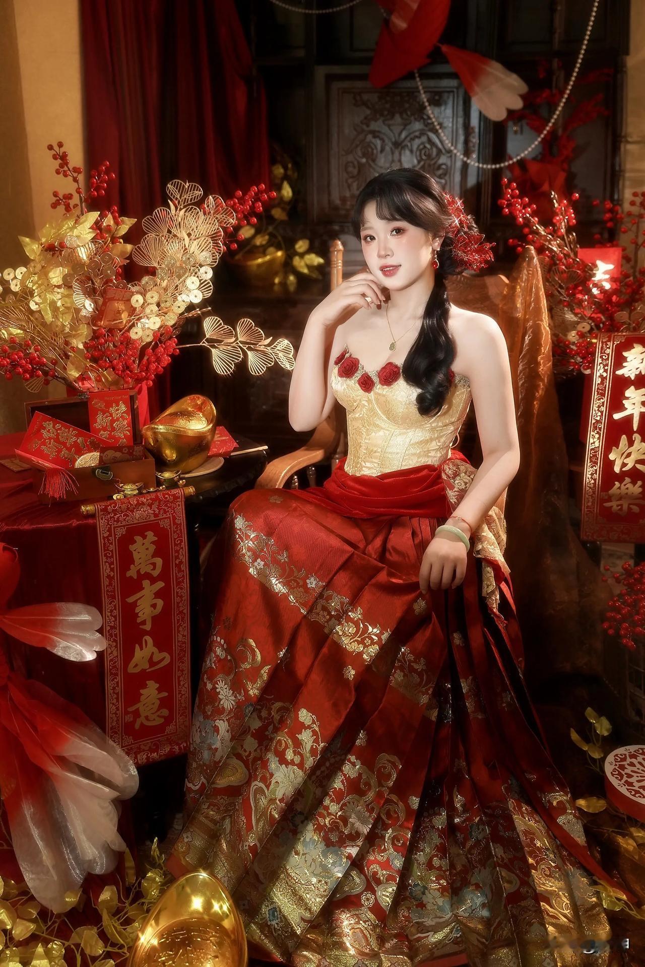 新年主题花开锦鲤明眸善睐锦鲤好运来金鱼福运锦鲤照国风小锦鲤迎春有