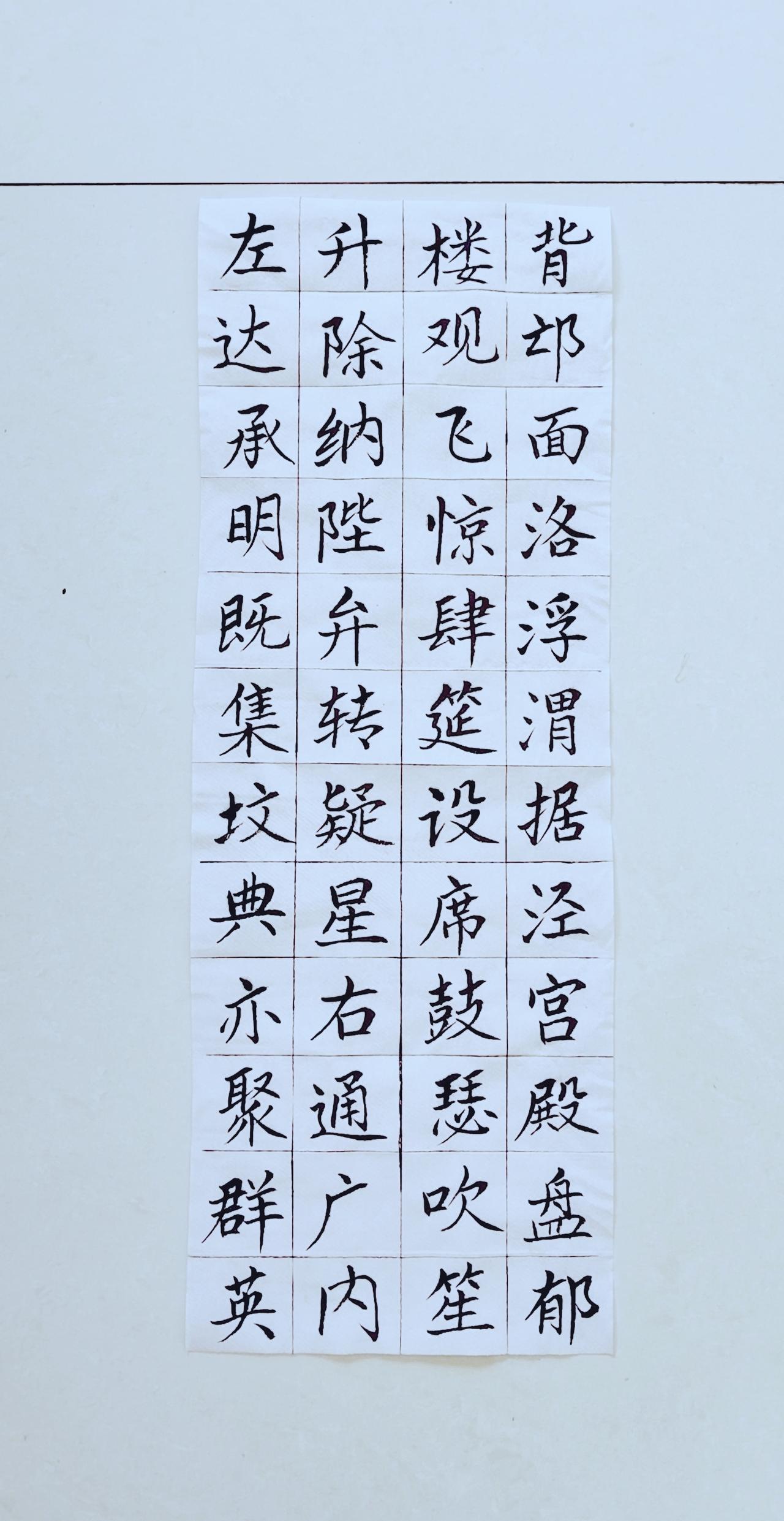 第五十五天《千字文》（10）正楷毛笔练习！[点亮平安